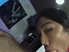 Enthousiasteling, Anaal, Aziatisch, Bondage discipline sadomasochisme, Gezichtspunt, Shemale, Billekoek, Thais