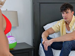Sexy MILF Katherine May and her stepson share a bed: Your dad never fucked me like that S5:E1