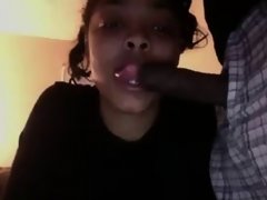 素人, 黒人, フェラチオ, 黒人, ティーン, ウェブカメラ