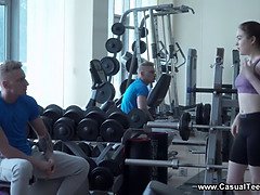 茶髪の, イく瞬間, 顔射, キス, 下着, 叫ぶ, ティーン, オッパイの