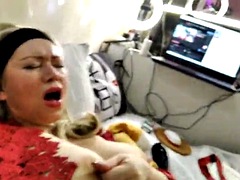 デカパイ, ブロンド, ハードコア, 熟年, 淫乱熟女, 乳首, ロシア人, オッパイの