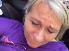 Anal, Cul, Gros seins, Blonde, Voiture, Queue, Naturelle, Seins naturels