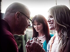 Grosser schwanz, Blasen, Hundestellung, Frau frau mann, Flotter dreier