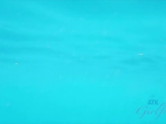 Strand, Bikini, Blondine, Nackt, Zierlich, Öffentlich, Abendanzug, Jungendliche (18+)