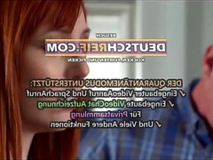 Baby sitter, Grosse bite, Sucer une bite, Plantureuse, Allemand, Seins naturels, Rousse roux, Nénés