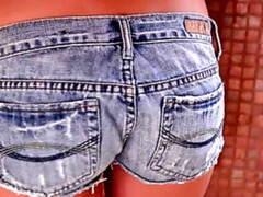 Zwart, Bruinharig, Vrouw, Hakken, Masturbatie, Orgasme, Klein, Softcore pornografie