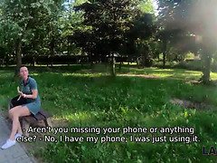 Sofia Lee punished hard for stealing wallet by security officer in Law4k video