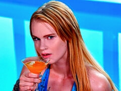 Erstaunlich, Bikini, Schwarz, Blasen, Interrassisch, Natürlichen titten, Tätowierung, Jungendliche (18+)