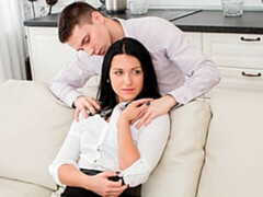 Grosser schwanz, Blasen, Braunhaarige, Hundestellung, Lecken, Muschi, Dürr, Jungendliche (18+)