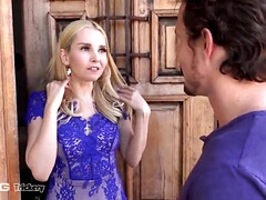 Mooi, Blond, Pijpbeurt, Sperma, Diep in de keel, Handbeurt, Natuurlijk, Orgasme