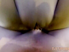 Aziatisch, Mooi, Grote mammen, Bruinharig, Sperma, Handbeurt, Hd, Thais