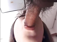 Amateur, Asiatique, Sucer une bite, Branlette thaïlandaise, Japonaise, Réalité, Gicler