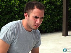 Grote mammen, Blond, Pijpbeurt, Sperma shot, Rijpe lesbienne, Moeder die ik wil neuken, Buiten