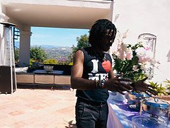 Entre bastidores, Culo grande, Tetas grandes, Ébano, Hd, Músculo, Gritar