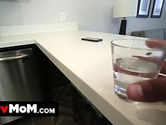 Beauté, Gros cul, Gros seins, Blonde, Sucer une bite, Femme couguar, Chatte, Belle mère