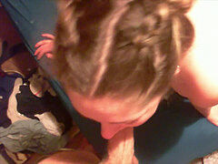 Amateur, Grosse bite, Sucer une bite, Brunette brune, Compilation, Tir de sperme, Adolescente