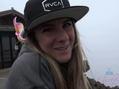 Leie, Braunhaarige, Orgasmus, Pov, Öffentlich, Rasiert, Abendanzug, Titten