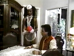 Blasen, Schwarz, Behaart, Handjob, Masturbation, Natürlichen titten, Strümpfe, Vintage