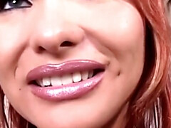 Grosse bite, Sucer une bite, Tir de sperme, Faciale, Fétiche, Hd, Rousse roux, Adolescente