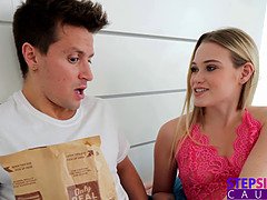 Chloe Rose & Jay Romero's steamy threesome with extra large condom