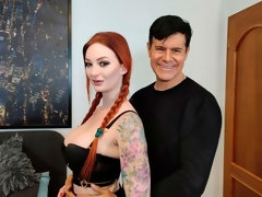 お尻, デカパイ, フェラチオ, 手コキする, キス, スラップ, ストッキング, タトゥー