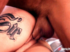 In den arsch, Schlafzimmer, Bikini, Betrug, Hundestellung, Würgen, Absätze, Hintern versohlen