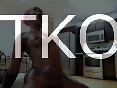 Enthousiasteling, Kont, Grote lul, Zwart, Zwart, Dik, Natuurlijke tieten, Kut duiken