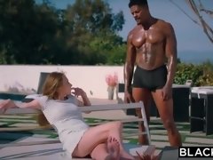 Tussi, Schwarz, Blasen, Braunhaarige, Paar, Lecken, Muschi, Rasiert