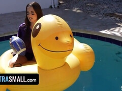 18, デカチン, フェラチオ, 茶髪の, イマラチオ, バック, Hd, ティーン