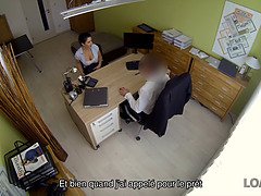 面接, 美人, デカパイ, Hd, お金, 自然山雀, オマンコ, ティーン