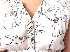 Asiático, Tetas grandes, Mamada, Corrida, Corridas, Polla, Afeitado, Solo