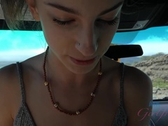 Amateur, Plage, Petite amie, Piercing, Pov, Public, Chatte, Maigrichonne