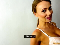 面接, デカチン, フェラチオ, イギリス人, ハードコア, ハメ撮り, 現実