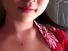 Asiatisch, Arsch, Japanische massage, Masturbation, Muschi, Solo, Jungendliche (18+), Titten