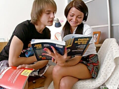 アナル, お尻, バック, キス, ロシア人, 剃毛, スカート, ティーン