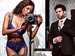 フェラチオ, バック, 黒人, 異人種間, キス, ストッキング, タトゥー, オッパイの