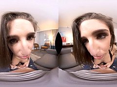 Grosser arsch, Grosser schwanz, Blasen, Braunhaarige, Hardcore, Absätze, Lingerie, Pov