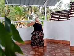 German Amateur Blonde Mature Wife Enjoys Anal Sex & Blowjob Doggy Style