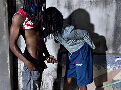 Leie, Asiatisch, Schwarz, Blasen, Paar, Schwarz, Schwul, Hardcore