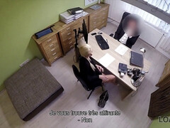 美人, ブロンド, フェラチオ, 巨乳な, Hd, オナニー, お金, オマンコ