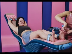 Alice and Sabina: Curvy Chubby Lesbians Tied & Tickled