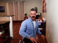 デカ尻, デカチン, ブロンド, フェラチオ, 茶髪の, ズームショット, Hd, デカチンの