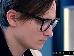 ブロンド, フェラチオ, 口内発射, イく瞬間, 女, 魅力的, 剃毛, オッパイの