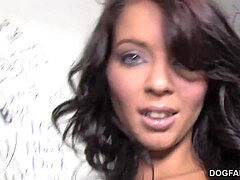 Jessie Palmer Makes A big black cock Cum - Gloryhole