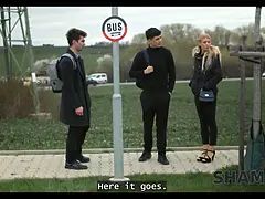Блондинки, Автобус, Застукали, Чешки, Зрелые, Два парня и девушка, Натуральные сиськи