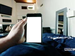 Blasen, Braunhaarige, Hd, Zierlich