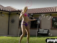 Grote kont, Grote mammen, Blond, Auto, Oudere vrouw, Ondergoed, Rijpe lesbienne, Buiten