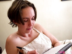 Blasen, Braunhaarige, Kehlenfick, Schwanz, Lesbisch, Muschi, Jungendliche (18+), Titten