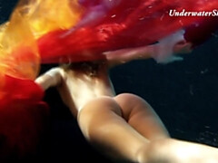 18, 女, フェティッシュ, Hd, 小柄, プール, ティーン, 水中