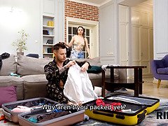 18, フェラチオ, 女 人男 人, グループ, 自然山雀, コキ, フェラする, 三人